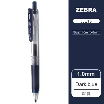 6 шт., гелевые ручки ZEBRA SARASA JJE15, металлические, 9 цветов
