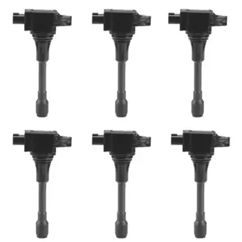 6 шт. Катушка зажигания для Nissan Altima Infiniti Maxima Murano Infiniti Q50 Q70 G37 EX35 G25 22448JA10A,22448JA10C