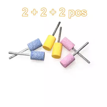 6 шт. Керамические абразивные точки RAMS BRALIN 12*3 мм для шлифования и полировки