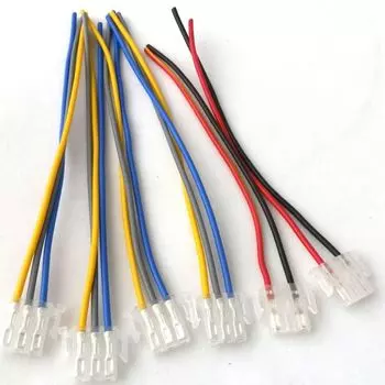 6 шт. кнопка переключения электровелосипеда, соединитель проводов, 2 штырька, 3 штырька для мотоцикла, скутера, световой сигнал, пусковая кнопка переключения