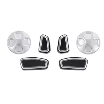 6 шт. кнопки регулировки сиденья автомобиля ABS Накладка для Alfa Romeo Giulia Stelvio 2017 2018 2019 2020 аксессуары для интерьера