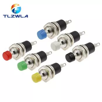 6 шт. Кнопочные переключатели TLZWLA 7 мм медные