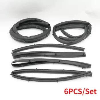 6 шт./комплект для Mitsubishi Pajero Montero Shogun V8 V93 V97 V98 V95 2007-2020 Автомобильная Передняя капота водонепроницаемая резиновая уплотнительная лента