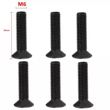 6 шт. крепежный винт M5 20 мм или M6 20 мм с правой резьбой