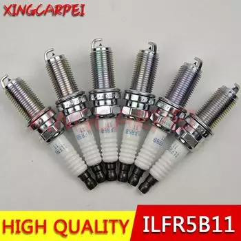 6 шт./лот 18840-11051 ILFR5B-11 лазерная иридиевая свеча зажигания для Hyundai 1884011051 ILFR5B11 Свеча зажигания Автозапчасти