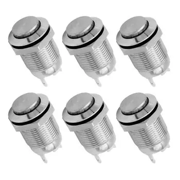 6 шт. Металлические переключатели VaneAims FXB12 12В 12 мм