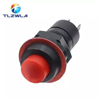 6 шт. DS-213 10 мм круглый миниатюрный кнопочный переключатель DS-211 мгновенный/самоблокирующийся круглый кнопочный переключатель выключатель питания