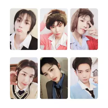 6 шт./набор KPOP BOYNEXTDOOR фотооткрытки, которые альбом открытка, двусторонние ломо-открытки SUNGHO RIWOO JAEHYUN tasukal Поклонники коллекции подарок