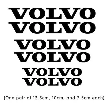 6 шт., наклейка на автомобильный тормозной суппорт, декоративные наклейки для Volvo T6 S40 S60 S90 XC40 XC60 XC90 V40 V50 V60 V90 T6 AWD C30 C70 S80 V70 XC70