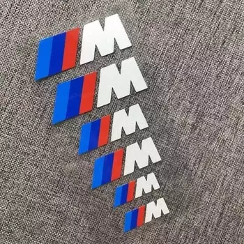 6 шт. наклейки на автомобильный тормозной суппорт, термостойкие украшения, ПВХ наклейки для Bmw M Performance M3 M5 M6 F01 F20 F10 F13 F15 F16 F30