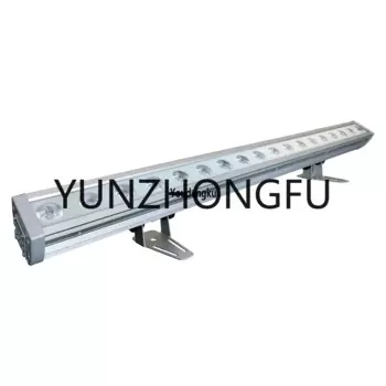 6 шт. настенный монтаж IP65 наружный водонепроницаемый линейный светодиодный настенный светильник Dmx 18x3 Вт Rgb 3 в 1