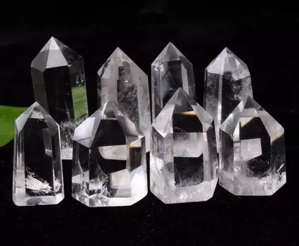 6 шт., натуральные кристаллы лемуриана