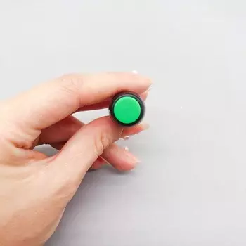 6 шт. PBS-11A/B, мгновенный/блокировочный, 2 штырька, мини круглый кнопочный переключатель, электрическое оборудование, 12 мм Панельное отверстие, 3A 250VAC/1A 125VAC