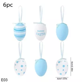 6 шт. пластиковые пасхальные яйца YONGSNOW