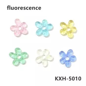 6 шт. стеклянных цветов JSSMTLP