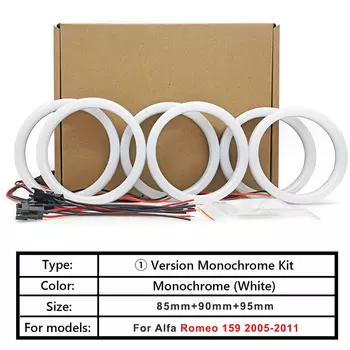 6 шт., светодиодные кольца для Alfa Romeo 159 2005-2011
