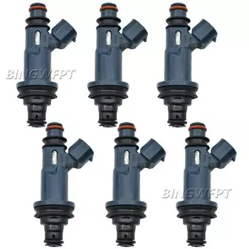6 шт. топливный инжектор для Toyota Avalon Camry Highlander Sienna Solara 3.0L V6 1999-2004 23250-0A010 23209-20020 23250-20020