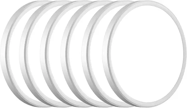 6 шт./упаковка, 3200Lm светодиодный светильник для потолка, супер тонкий 12-дюймовый светодиодный светильник, 5000K дневной свет, светодиодный светильник для спальни,