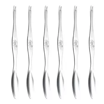6 шт. вилки и ложки для морепродуктов GLANYOMI