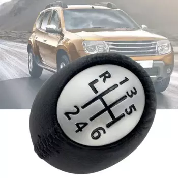 6-скоростная ручка переключения передач для Renault Duster Stick, ручка для гандбола, замена из искусственной кожи 2010 2011, 2012 2013, 2014 2015 2016