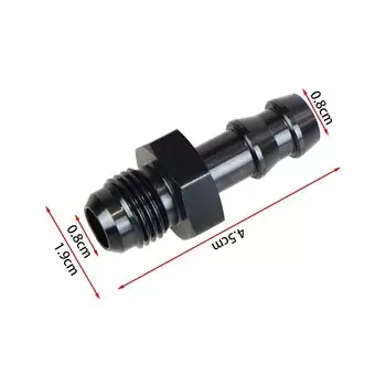 6AN переходник для штуцера шланга 3/8, переходник для алюминиевой топливной линии-6 А папа для 3/8 дюйма нажимной штуцер, 5/16 дюйма, адаптеры для двигателя