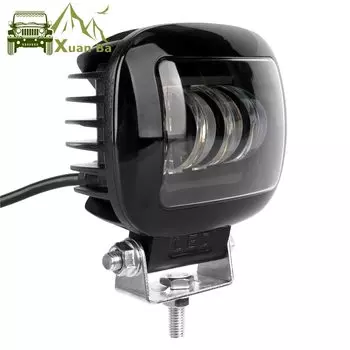 6D объектив 5 дюймов круглый квадратный светодиодный рабочий светильник 12 В для автомобиля 4WD ATV SUV UTV Trucks 4x4 внедорожный мотоцикл Авто Рабочий светильник для вождения s
