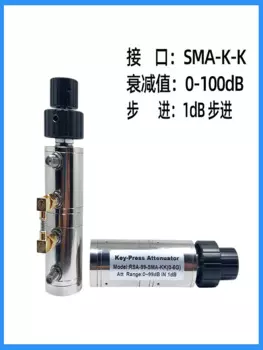 6G ручка Регулируемый аттенюатор 1 дБ шаг SMA-K2W 0-60/90 дБ 6G двойной регулятор
