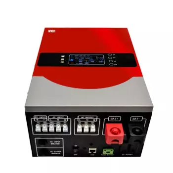 6KW 48vdc внесетевой Гибридный Инвертор солнечной энергии с 100a mppt чистая Синусоидальная волна AC выход 3-фазный Солнечная Панель мощность