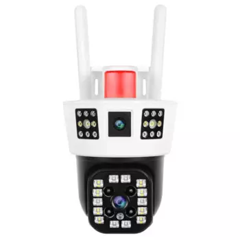 6MP 1296P V380Pro полноцветная Беспроводная PTZ IP купольная камера с двойным объективом ИИ обнаружением человекоида Домашняя безопасность CCTV радионяня