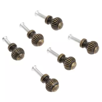 6 шт. миниатюрные ручки для шкафов mootvgoo бронзовые