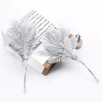 6 шт. вазы в виде листьев локата для рождества, аксессуары для украшения дома, подарки «сделай сам», коробка конфет, скрапбукинг, цветы, искусственные растения