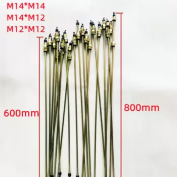 6x2 мм 45 см 60 см 80 см 100 см дизельная трубка высокого давления для насоса, испытательный стенд, топливная трубка Common Rail