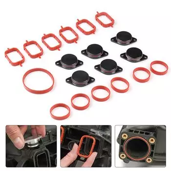 6X33 мм Авто запасные части для BMW M57 Swirl заготовки заслонки ремонт удалить комплект с впускными прокладками заготовки ключей