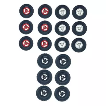 6x 1/12 1/16 колесо радиоуправляемого автомобиля обод и шины, легкая установка, запасные части, снежные шины, радиоуправляемые пустынные колеса для радиоуправляемого гусеничного автомобиля, радиоуправляемая модель автомобиля