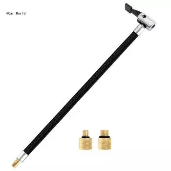 6XDB Шланг для шинного насоса, соединение для накачивания шин, удлинительный шланг для накачки шин с адаптерами для шин