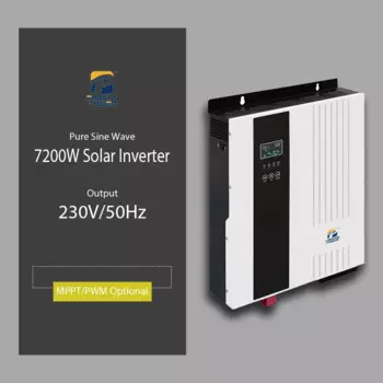 7200 Вт Встроенный MPPT или PWM инвертор солнечной панели, гибридный Инвертор солнечной энергии, 220-240 В переменного тока, преобразователь чистой синусоидальной волны