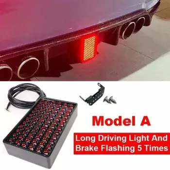 72LEDs Стоп-сигнал для аксессуаров F1 Пилотный фонарь Светодиодный сигнальный фонарь Задний бампер Пилотная лампа Для BMW Для Benz Для VW Универсальные автомобили