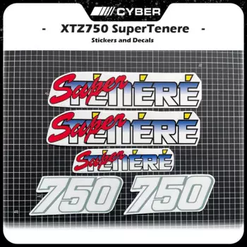 Наклейка на обтекатель корпуса с логотипом 750 для YAMAHA XTZ750 Super Tenere — наклейка на корпус мотоцикла