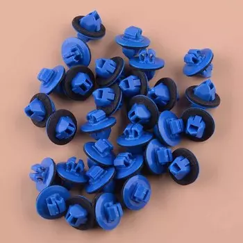 75396-35020 30 шт. синий автомобильный фиксатор крыла, боковое крыло, молдинг, отделка колесной арки, подходит для Lexus Toyota 4Runner Tacoma GX470