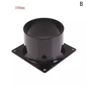 75/100/120 мм настенный фланцевый соединитель из АБС для Вентиляционных труб, соединение с воздуховодом для модели 1 шт