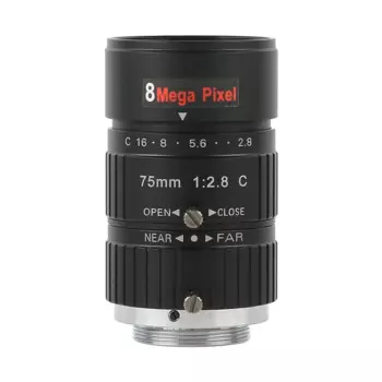 75 мм фокусное расстояние F2.8 1 "C-Крепление объектива Ручной радужной/фокусной промышленный объектив оптический объектив для камеры видеонаблюдения системы безопасности
