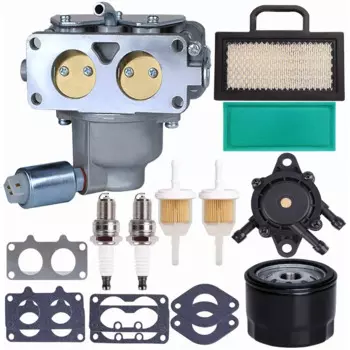 791230 Carburetor Stratton 407777 20 - 25 HP V-Twin Engine 699709 499804 Carburetor Kit MIA10632 LA150 Lawn Mower Air Filter