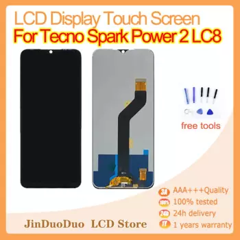 7,0 "Оригинальный ЖК-дисплей s для Tecno Spark Power 2 LC8, ЖК-дисплей, сенсорная панель, дигитайзер, ремонт, комбинированная сборка, Запасная часть