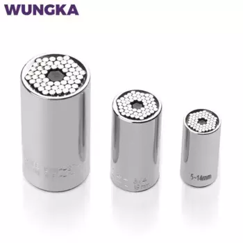 WUNGKA Универсальный гаечный ключ с трещоткой хромованадиевая сталь 7-19 мм 9-27 мм 11-32 мм