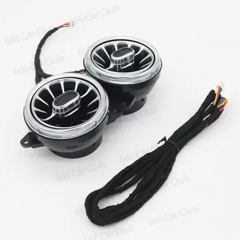 7/64 цветов светодиодный вентиляционный отверстие для Mercedes Benz W222 S-Class S350 S450L S500 S560, внутреннее окружающее освещение, RGB турбинные сопла, ремонт