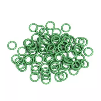 (7,65 x 1,78 мм) # Комплект резиновых уплотнительных колец 6 R12, высокая термостойкость для уплотнений кондиционера автомобиля