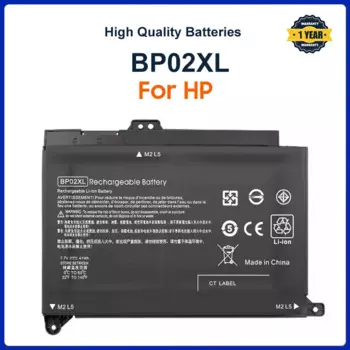 7,7 V 5150mAh Аккумулятор для ноутбука BP02XL для HP Pavilion PC 15 15-AU 849909-850 849569-421 BP02041XL