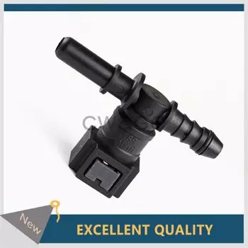 7.89 ID6 T-Union Оригинальная муфта Т-типа Топливный быстрый соединитель Пластиковая труба Инжектор для автомобильной пластиковой трубы