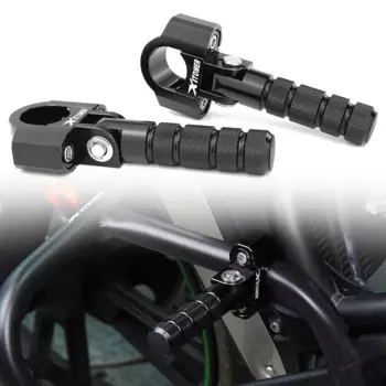 7/8-1 1/8 дюйма, подножки для ног, подставка для ног 22 мм, 25 мм, 28,8 мм, универсальные подножки для мотоциклетного шоссе, вращающиеся на 360 градусов