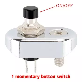 7/8 "1" мини-переключатель на руле, кнопка, тумблер для мотоцикла в стиле ретро для Harley Touring Cafe Racer Bobber Chopper